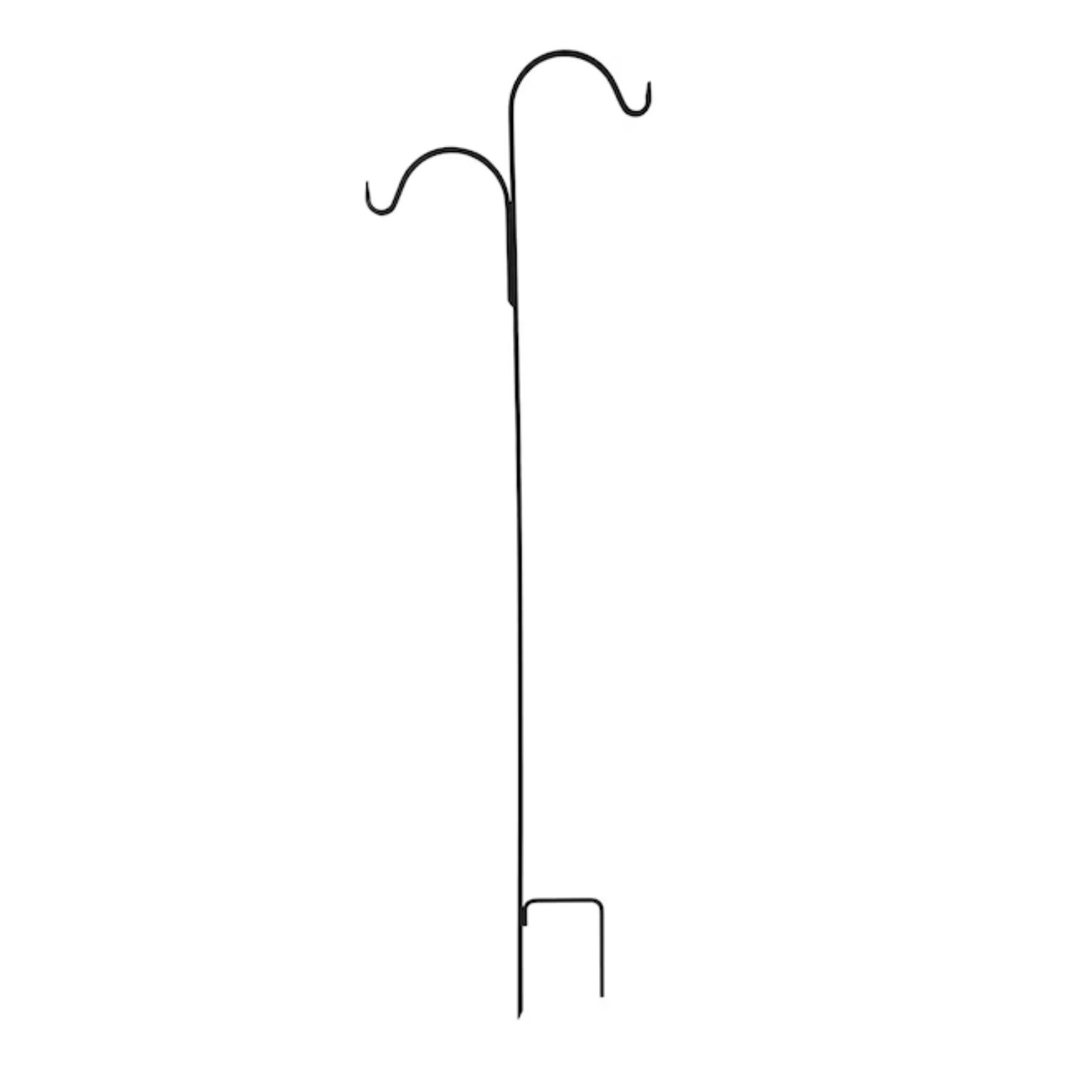The Best Outdoor Accessories for Bird Lovers Option: Style Selections 84-in Black Metal Traditional Shepherd's Hook