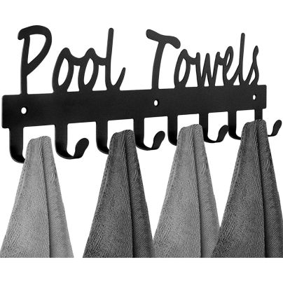 The Best Outdoor Towel Racks Option: Topspeeder Outdoor Pool Towel Hooks