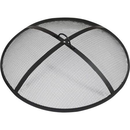  The Sunnydaze Outdoor Heavy-Duty Fire Pit Spark Screen on a white background.