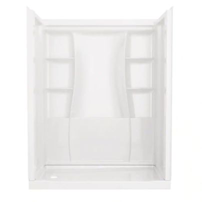 The Best Tub-to-Shower Conversion Kits Option: Delta Classic 500 Shower Wall and Shower Pan