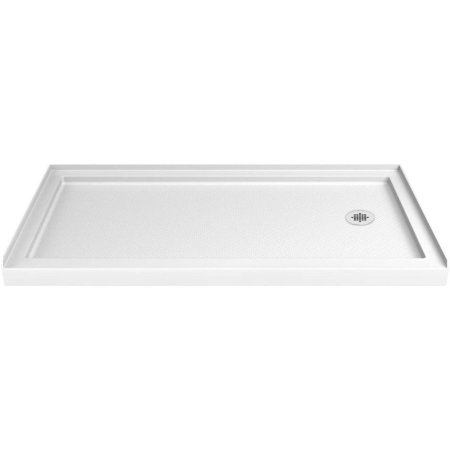  DreamLine Shower Base and QWall-5 Backwall Kit on a white background