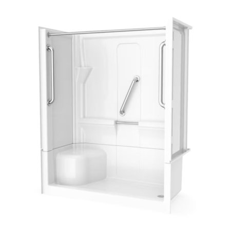  Laurel Mountain Almedia Alcove 4-Piece Shower Kit on a white background