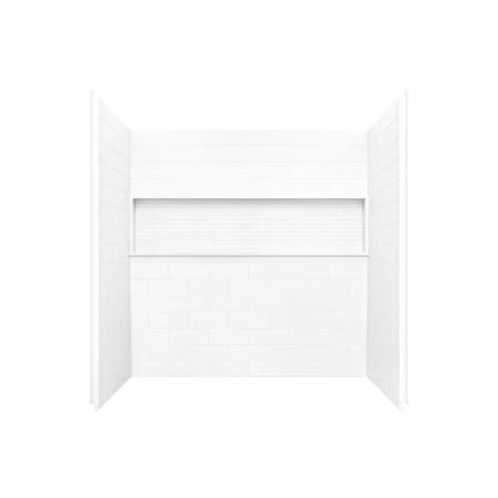 Bootz NexTile 6030 4-Piece Alcove Tub Wall Kit on a white background