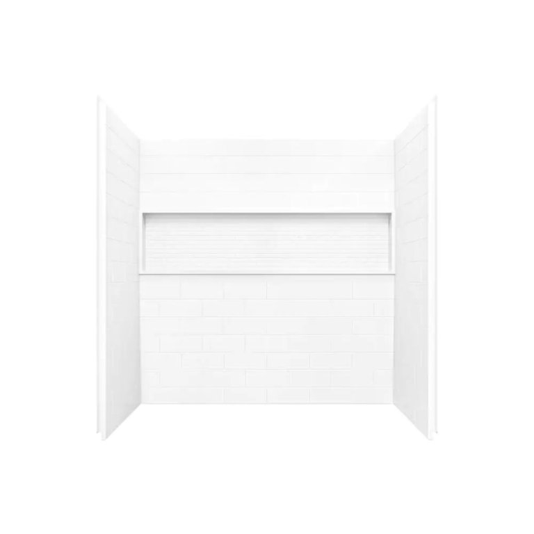  Bootz NexTile 6030 4-Piece Alcove Tub Wall Kit on a white background
