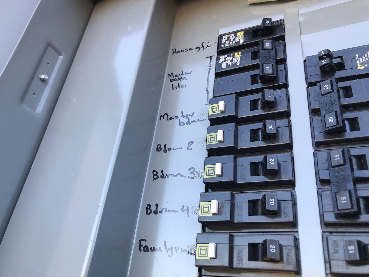 electrical panel breaker box