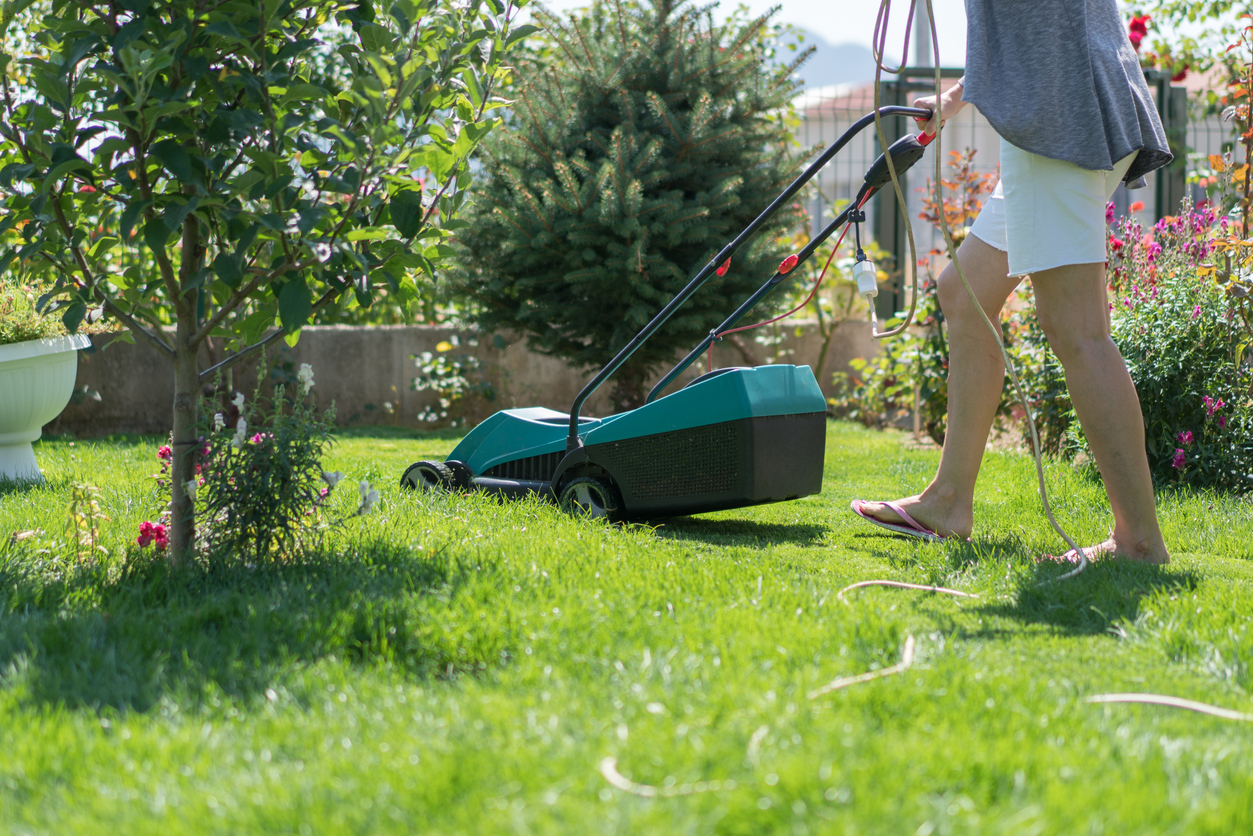 Lawn mower exchange home depot hotsell