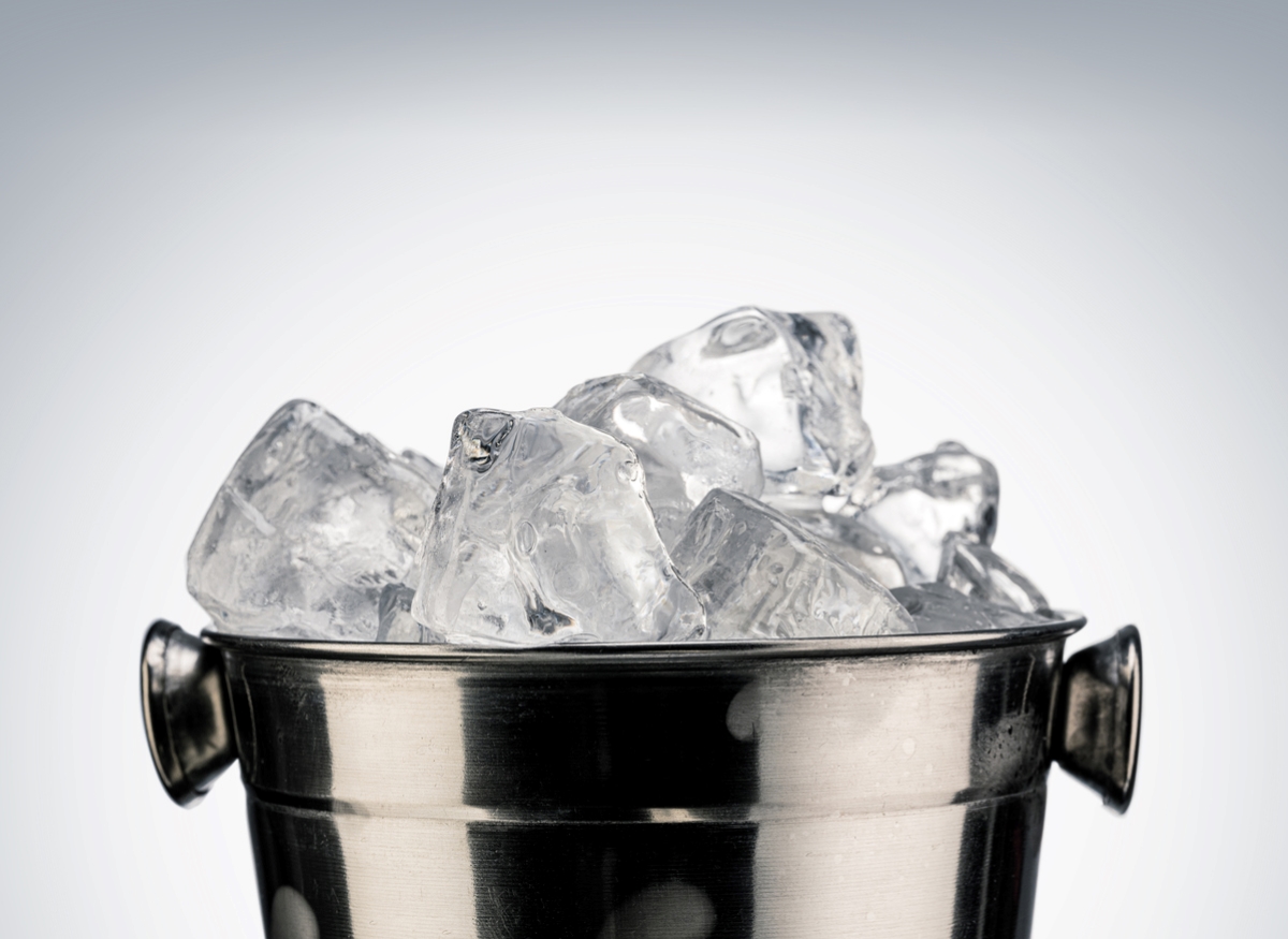 bucket of ice