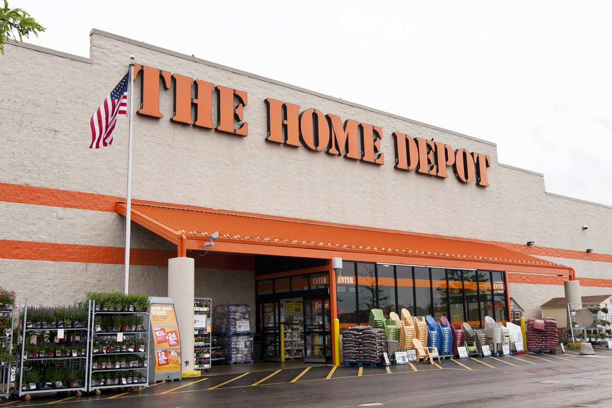 Entrance to The Home Depot Store