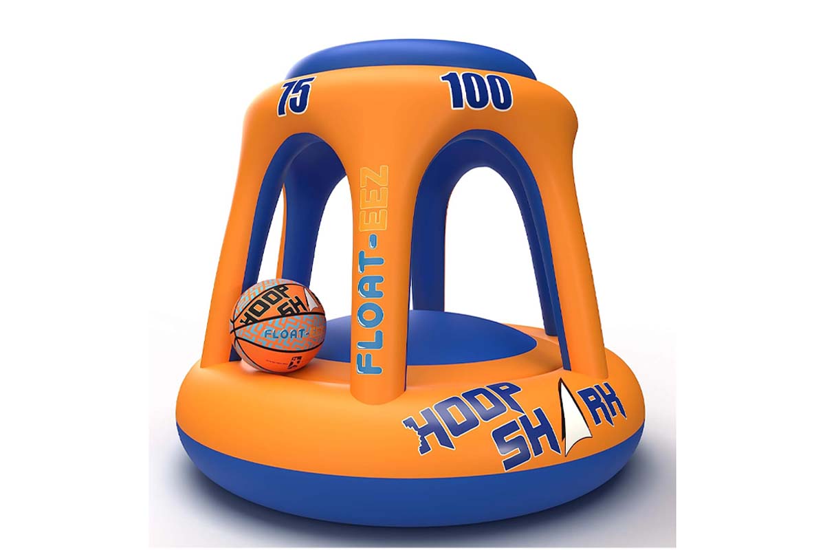 The Best Gifts for Pool Owners Option Hoop Shark Swimming Pool Basketball Set