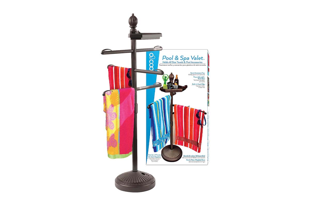 The Best Gifts for Pool Owners Option Poolside Towel Rack
