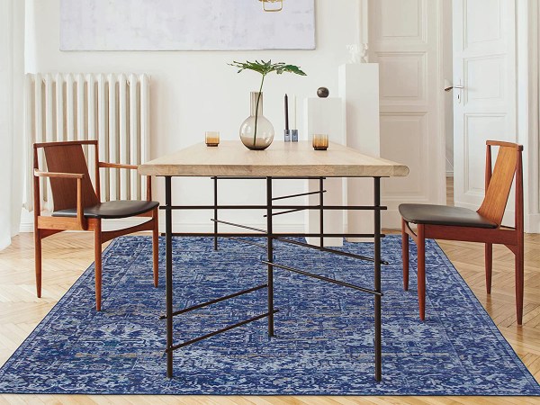 The Best Dining Table Rugs That Are a Cinch to Clean