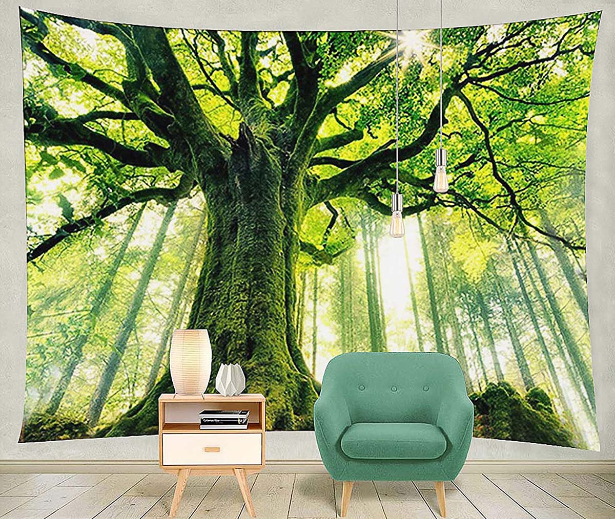 The Best Wall Tapestries Option Big Tree Forest Tapestry