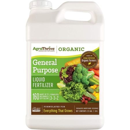 AgroThrive Organic General Purpose Liquid Fertilizer 