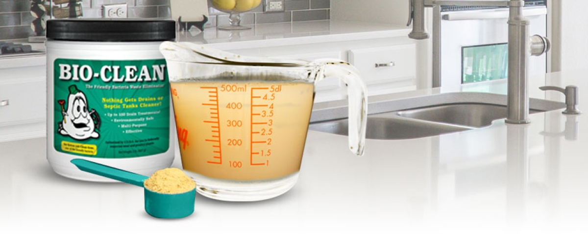 Bio clean powder with measuring cup