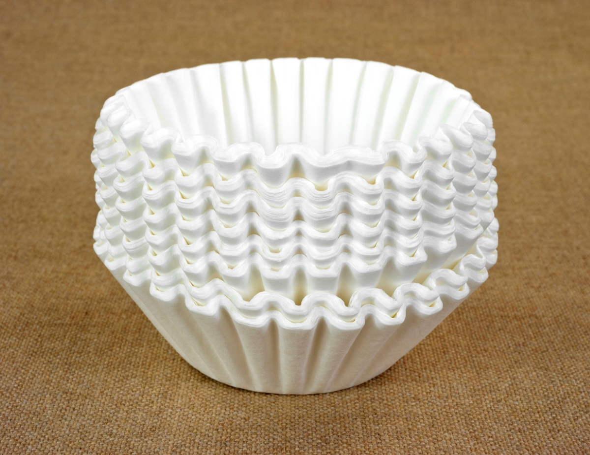 Stack of coffee filters