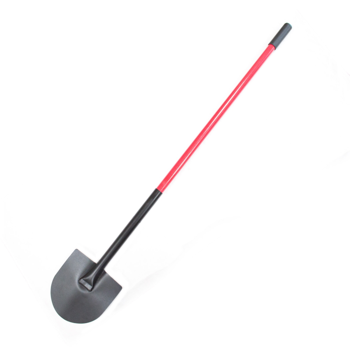 A round shovel on white background.