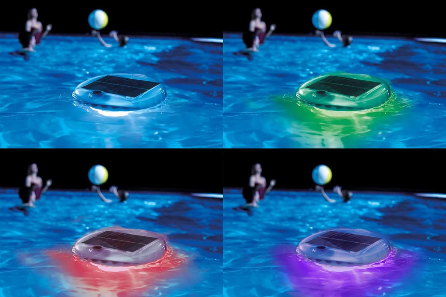 Intex Solar Powered LED Floating Pool Night Light