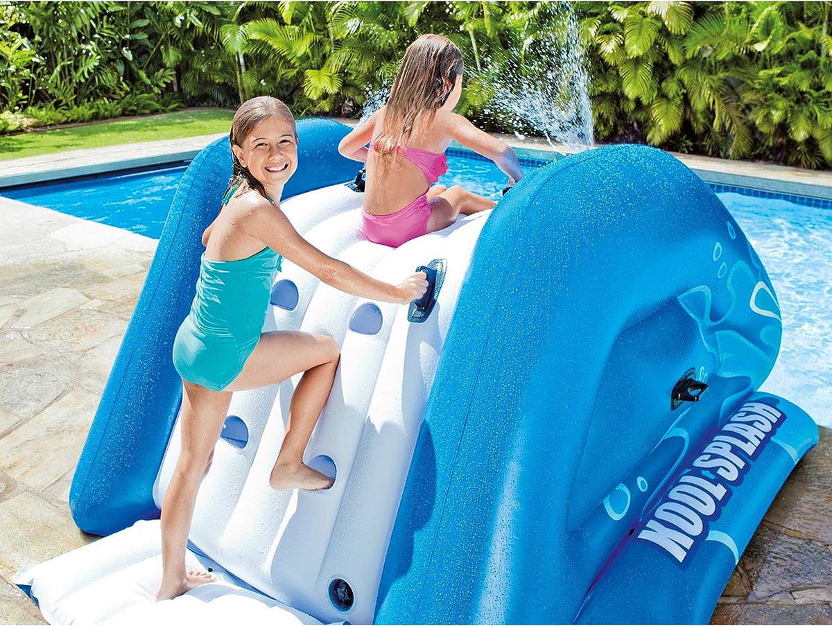 The Best Pool Accessories Option Intex Inflatable Pool Slide
