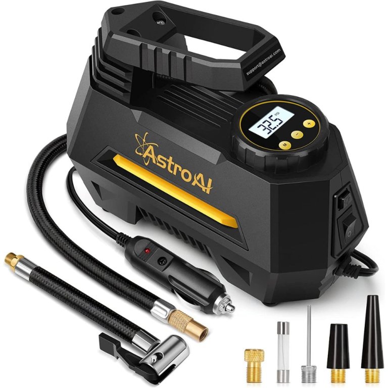  The Best Air Compressors for Home Garages Option: AstroAI Portable Air Compressor