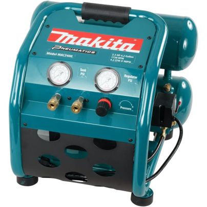 The Best Air Compressors for Home Garages Option: Makita MAC2400 2.5 hp Big Bore Air Compressor