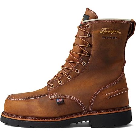  The Best Work Boots for Concrete Option: Thorogood 1957 8-Inch Waterproof Safety Toe Work Boot