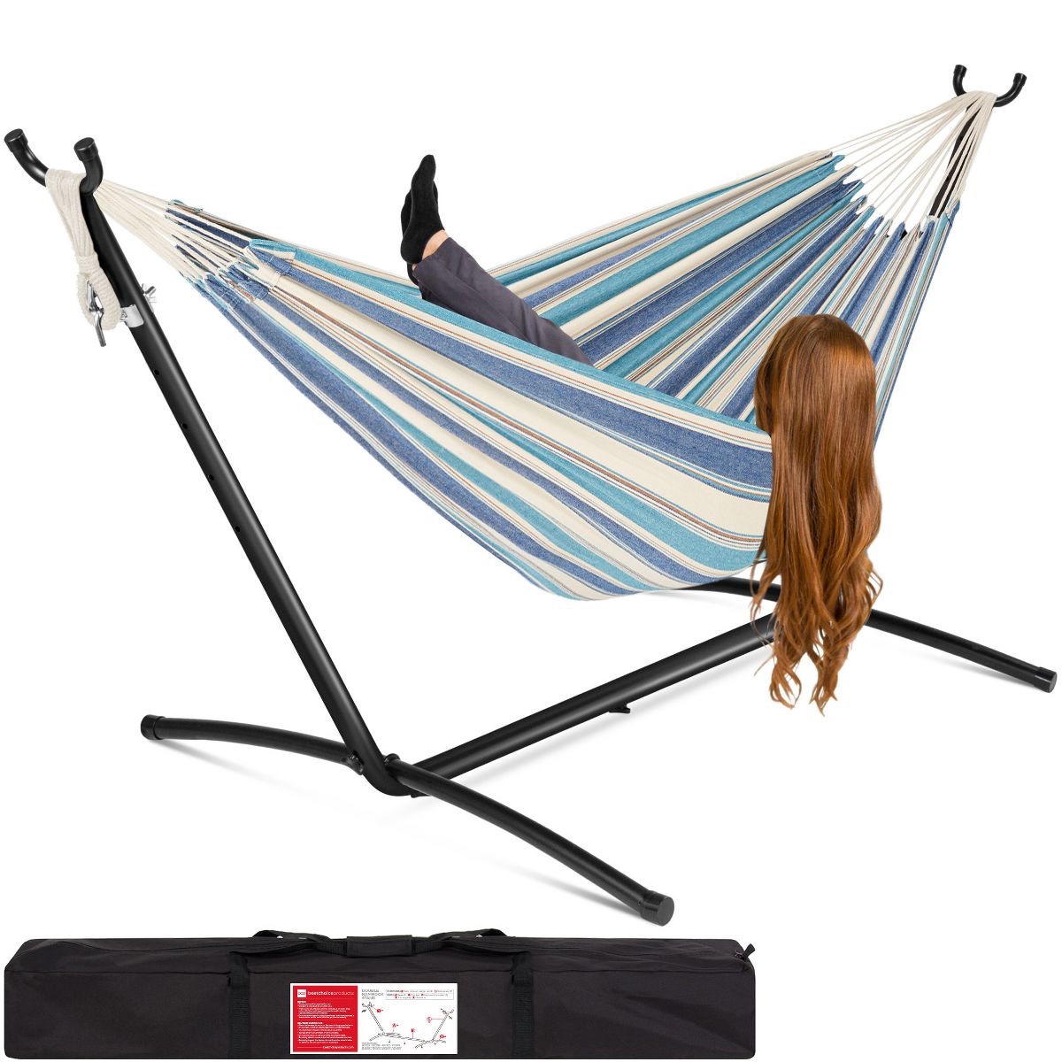 The Best Cheap Outdoor Patio Furniture Option: Best Choice Products 2-Person Brazilian-Style Hammock