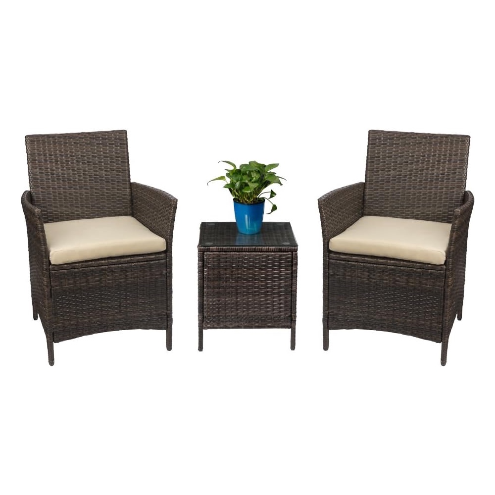 The Best Cheap Outdoor Patio Furniture Option: Devoko 3-Piece Patio Furniture Set