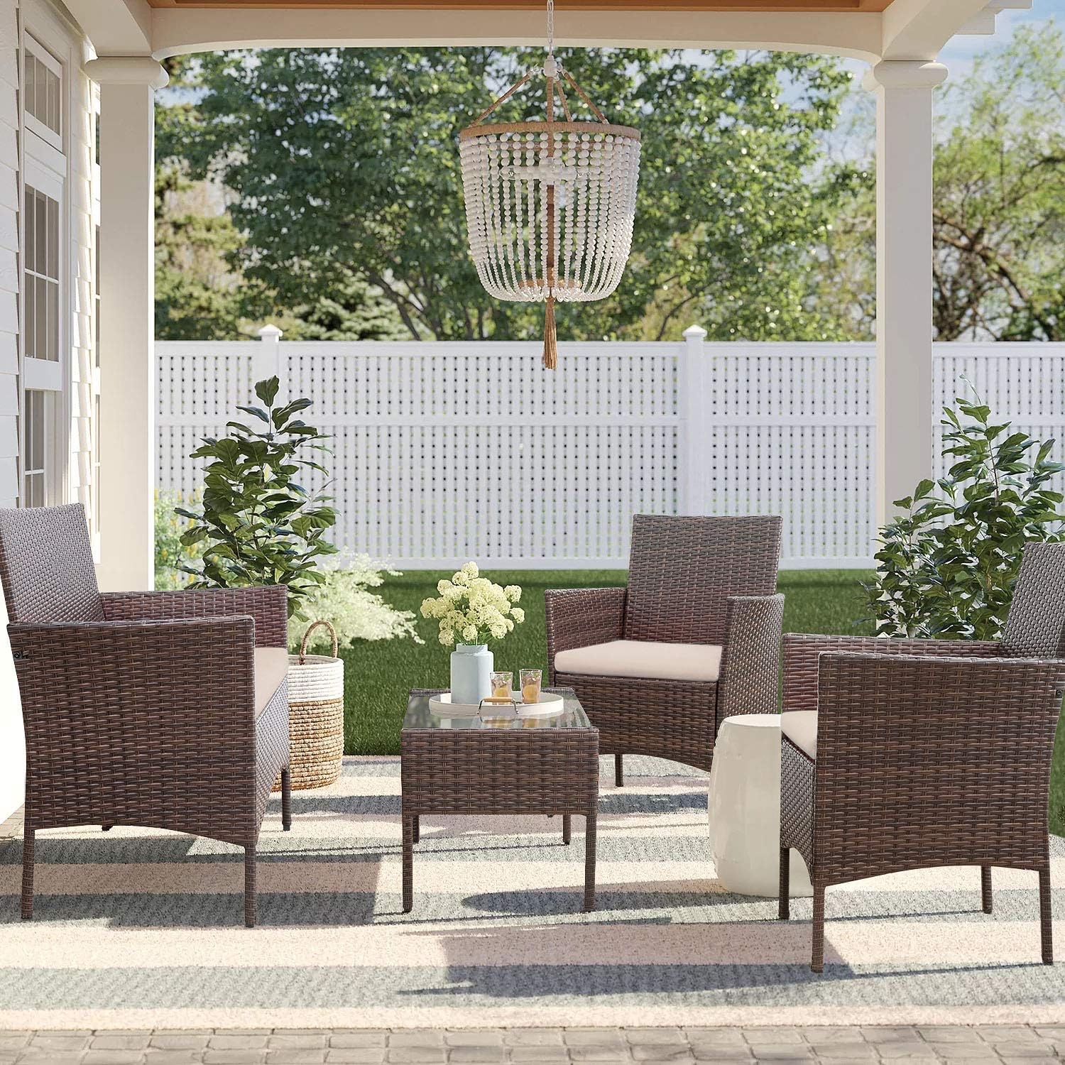The Best Cheap Outdoor Patio Furniture Option: Homall Outdoor Porch Set