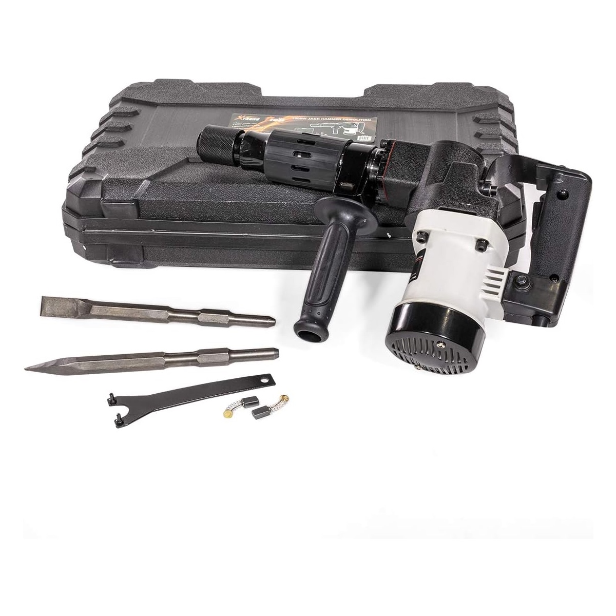 Demolition Jack Hammer Concrete Breaker 2200W Electric Hammer 6 Chisel Bits