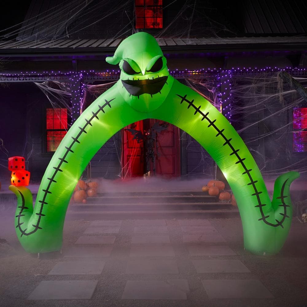 Best Large Halloween Decoration Option 13.5 ft. LED Oogie Boogie Archway Inflatable