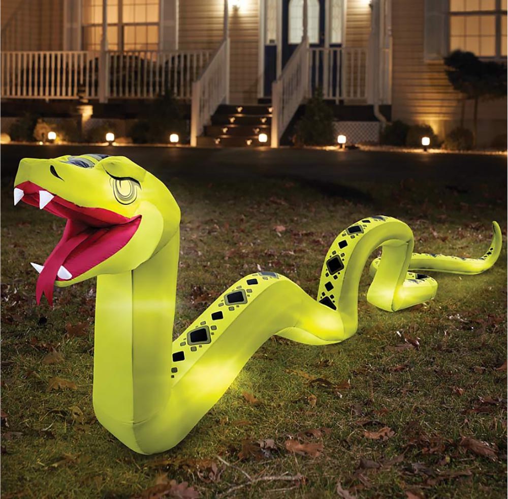 Best Large Halloween Decoration Option 20 Ft. Snake Inflatable Decoration