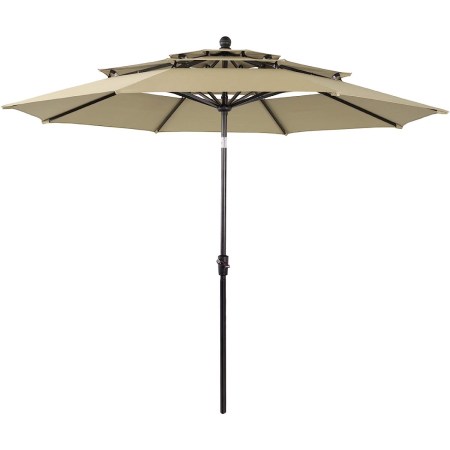 Phi Villa 10-Foot 3-Tier Auto-Tilt Patio Umbrella