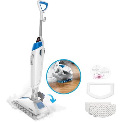 Bissell PowerFresh Scrubbing & Sanitizing Steam Mop on a white background
