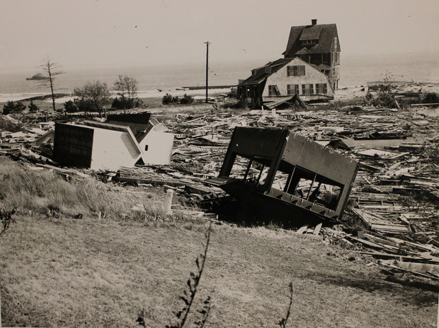 Damage at Crescent Beach in East Lyme, Connecticut from the Hurricane of 1938