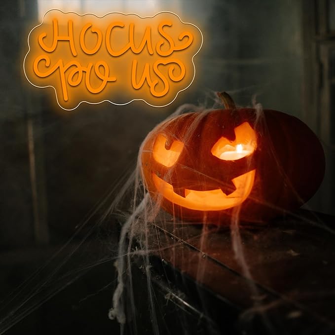 Halloween Hocus Pocus Neon Sign