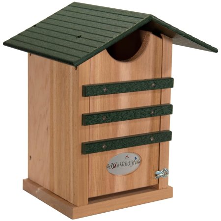  The Best Bird Houses Option: JCs Wildlife Cedar Screech Owl Nest Box