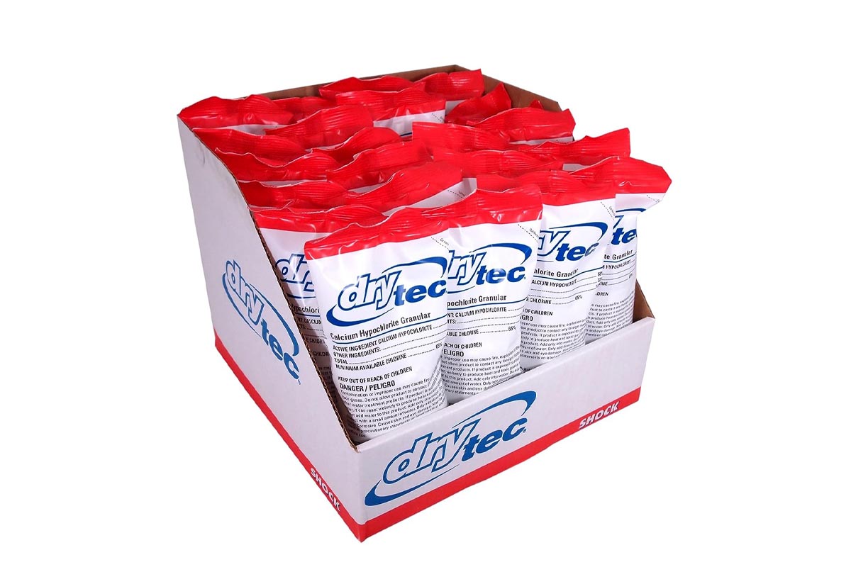 Best Pool Closing Supplies Option DryTec 1-1901-24 Calcium Hypochlorite Chlorine Shock Treatment for Swimming Pools