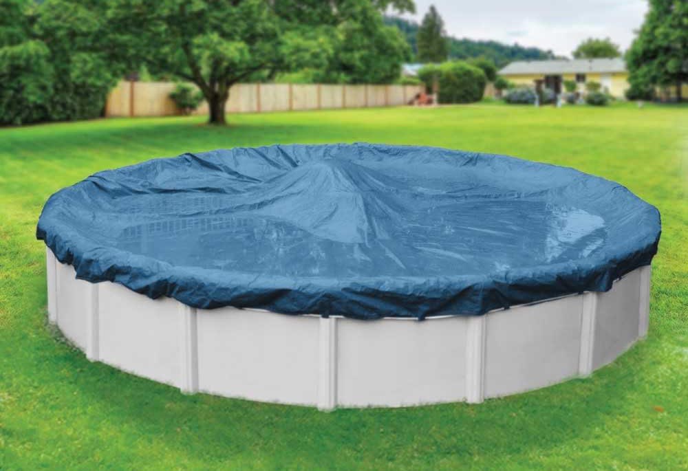 Best Pool Closing Supplies Option Robelle Round Solid Pool Cover for Above-Ground Pools