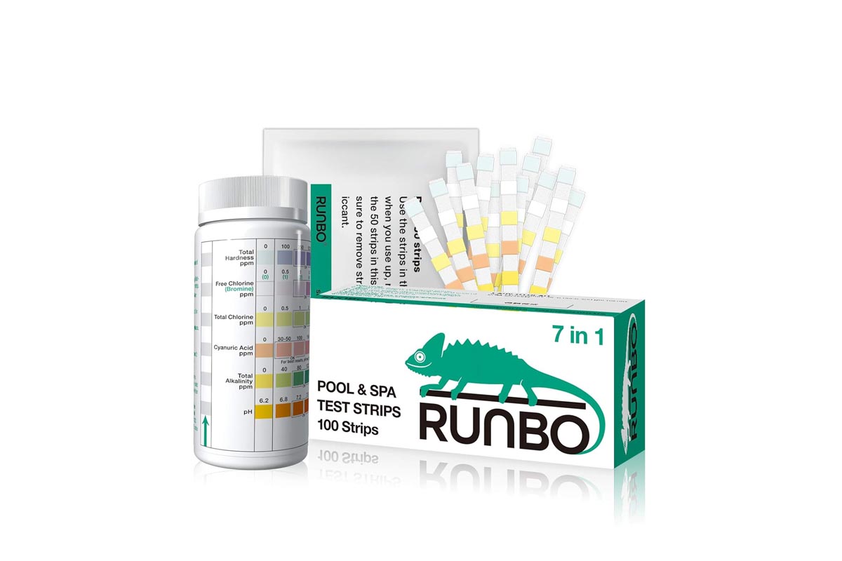 Best Pool Closing Supplies Option Runbo 7-in-1 Pool Test Strips