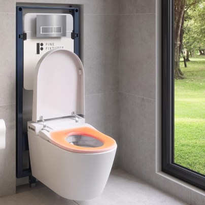 The Best Smart Toilets Option: Fine Fixtures Aqueous Smart Wall-Hung Toilet & Bidet