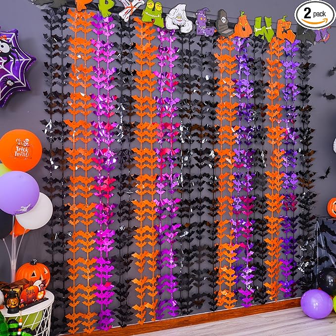 Halloween Party Decoration Foil Curtain