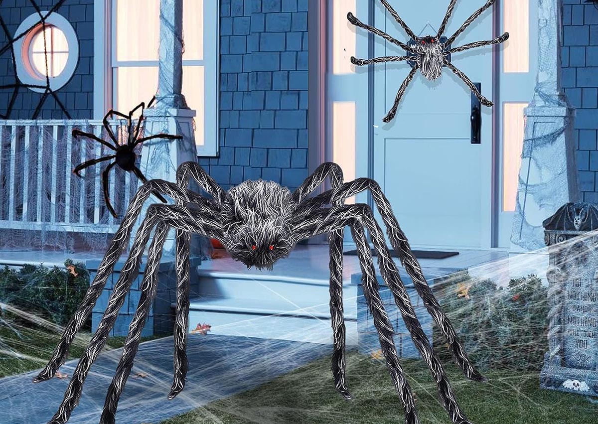 The Best Amazon Halloween Decorations Option Angelhood Halloween Decorations Giant Spider