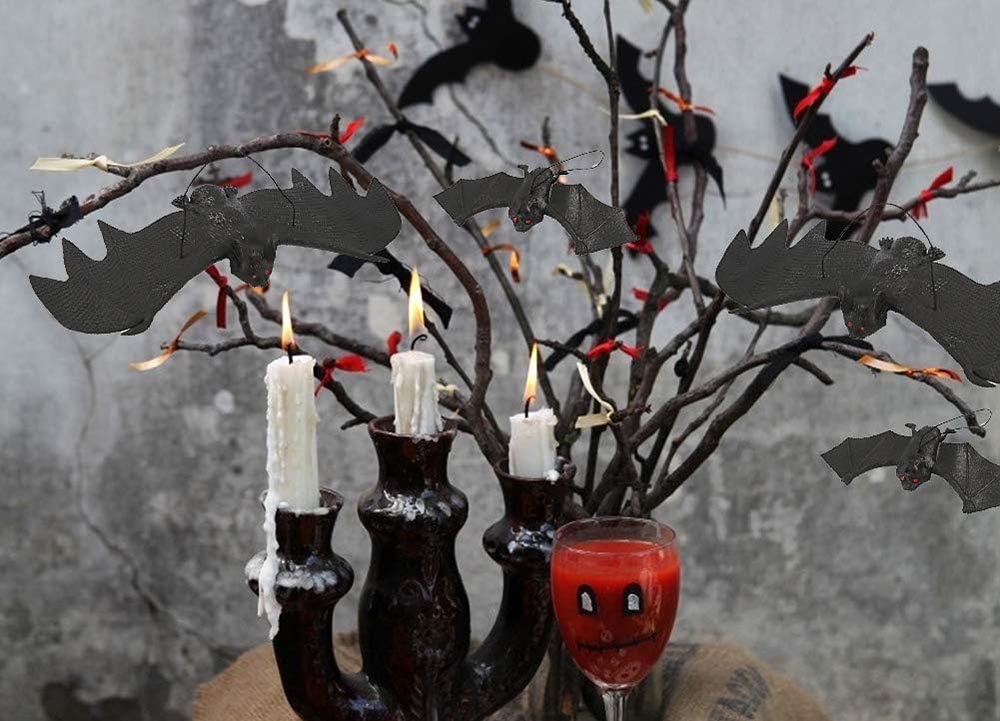 The Best Amazon Halloween Decorations Option BigOtters 12pcs Halloween Bats
