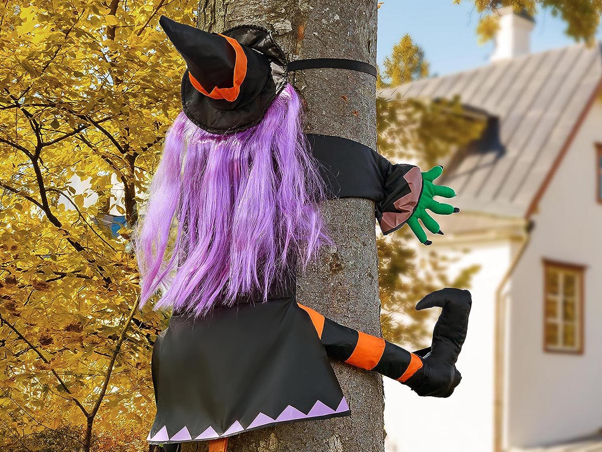 The Best Amazon Halloween Decorations Option Joyin Crashing Witch Decoration