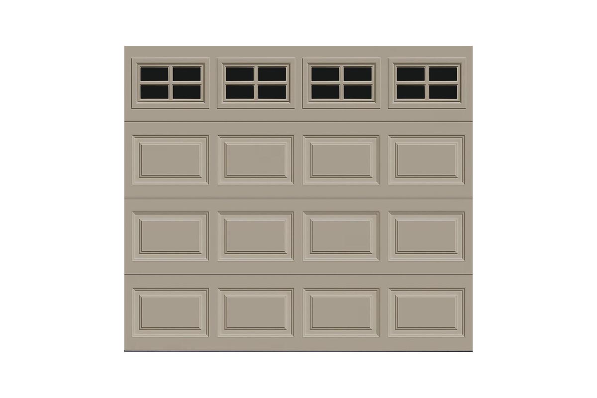 The Best Garage Door Option Ideal Door Traditional Sandtone Garage Door with Windows