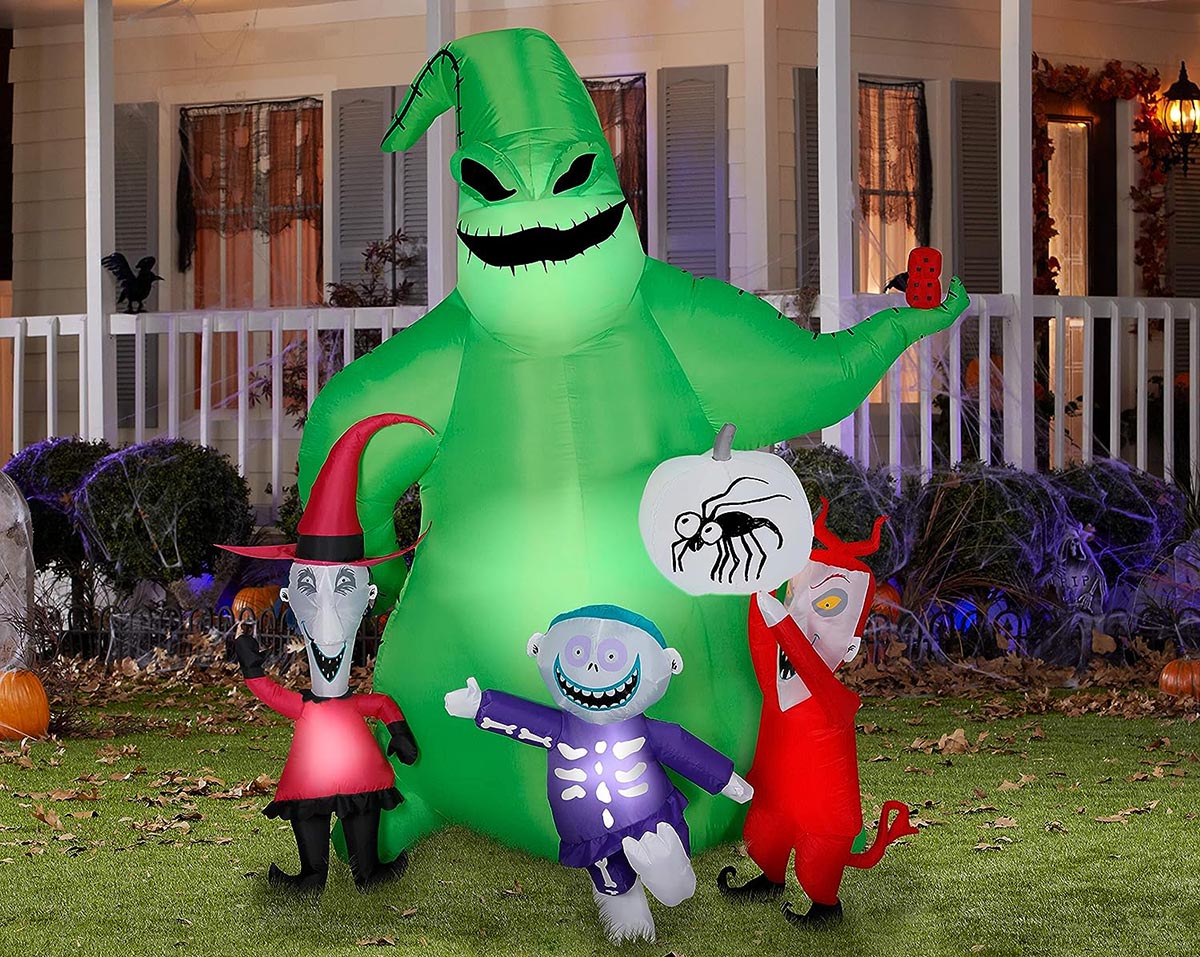 The Best Outdoor Halloween Decoration Option Gemmy Airblown Oogie Boogie Halloween Inflatable