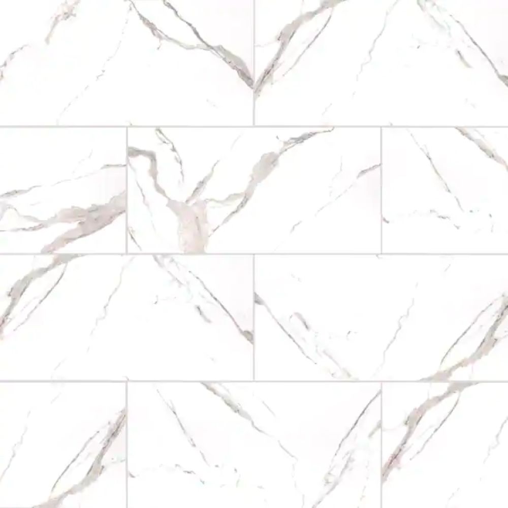 The Best Bedroom Flooring Option: Ader Tegal White Polished Porcelain Tile