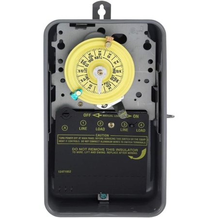  Intermatic T104R 24-Hour Mechanical Time Switch on white background
