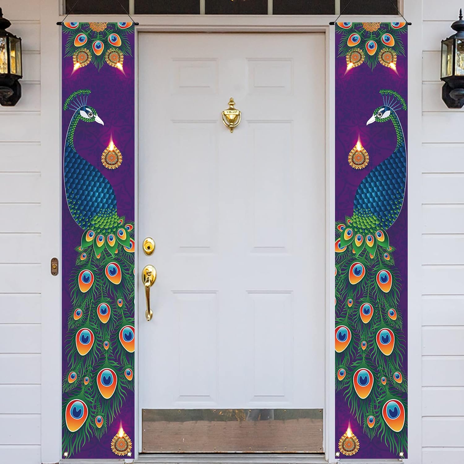 diwali-porch-welcome-banners-for-front-door-with-peacock-design