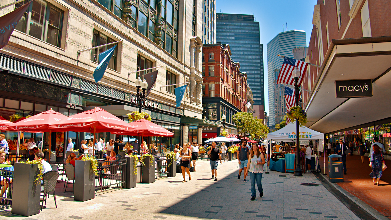 commercial street in Boston